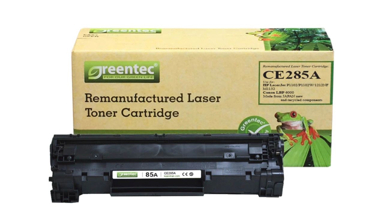 Mực in laser đen trắng Greentec HP CE285A