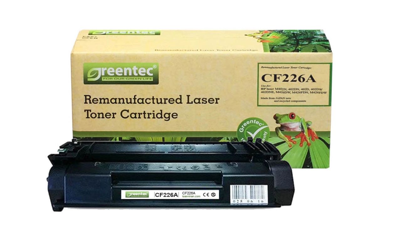 Mực in laser đen trắng Greentec HP CF226A