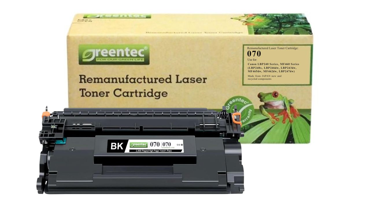 Mực in laser đen trắng Greentec 070