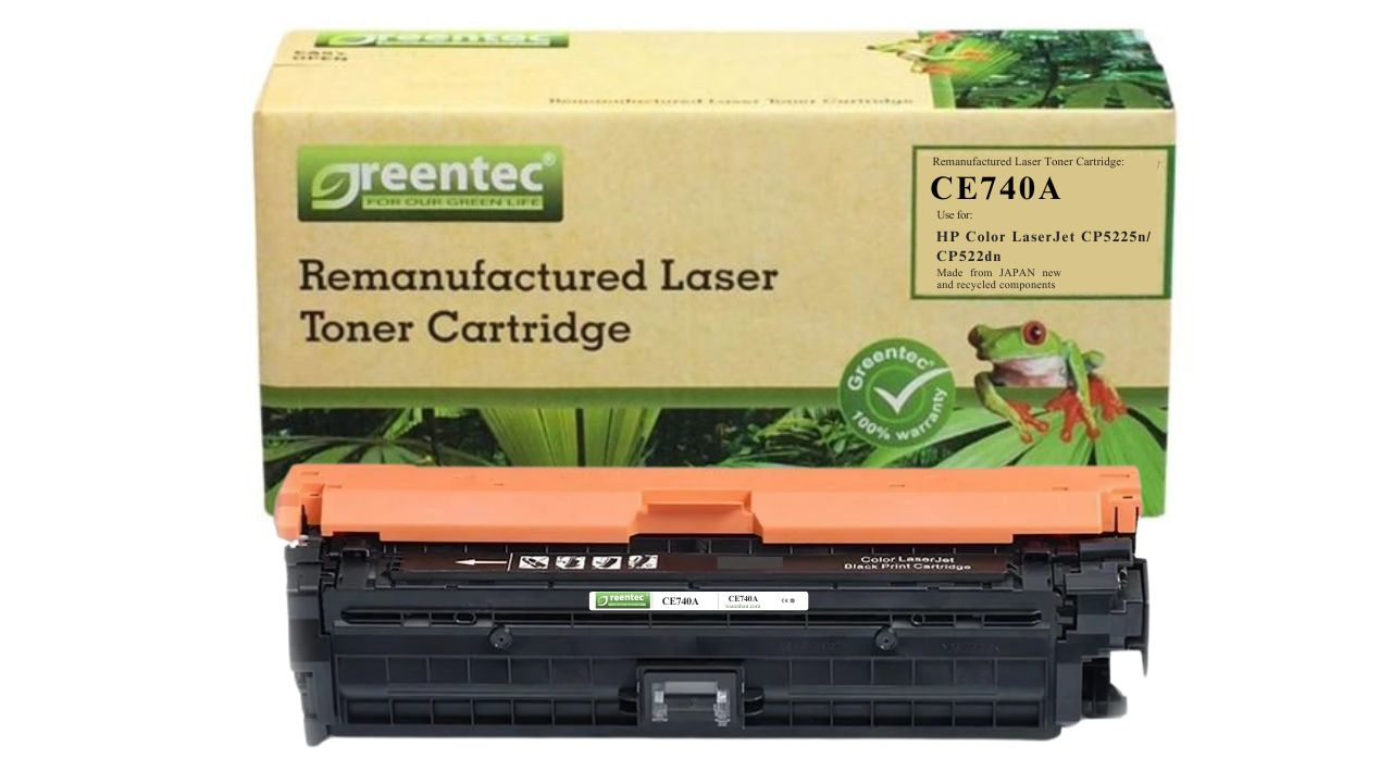 Mực in laser màu Greentec HP CE740A