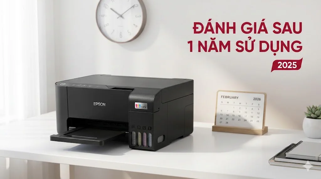 Đánh giá chi tiết độ bền máy in Epson M1120 EcoTank sau 12 tháng test thực tế. Đầu in có tắc không? 5 Đánh giá chi tiết độ bền máy in Epson M1120 EcoTank sau 12 tháng test thực tế. Đầu in có tắc không?