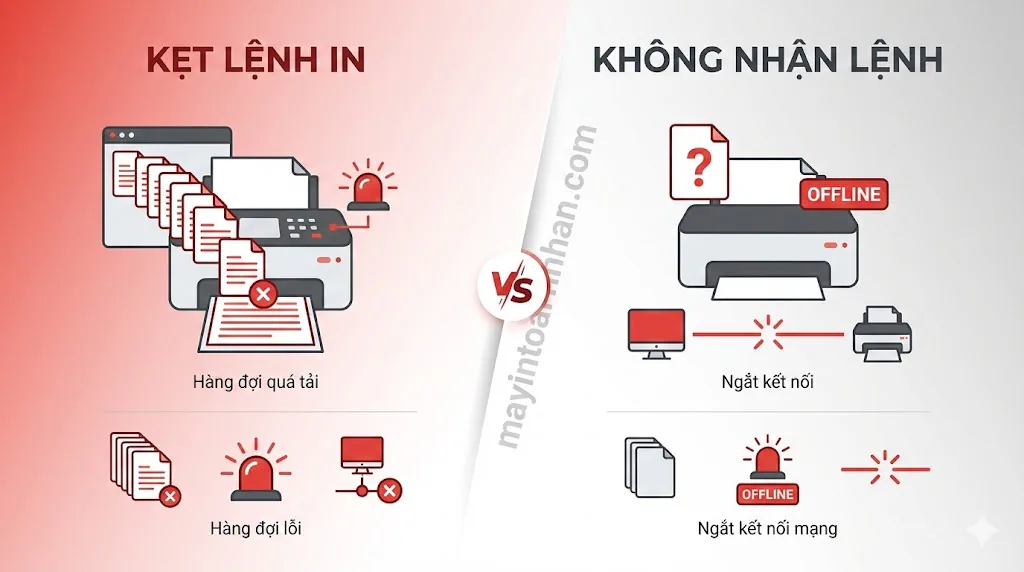 Máy In Bị Kẹt Lệnh In Không Nhận Lệnh: 5 Cách Fix Nhanh 2025 2 Máy In Bị Kẹt Lệnh In Không Nhận Lệnh: 5 Cách Fix Nhanh 2025