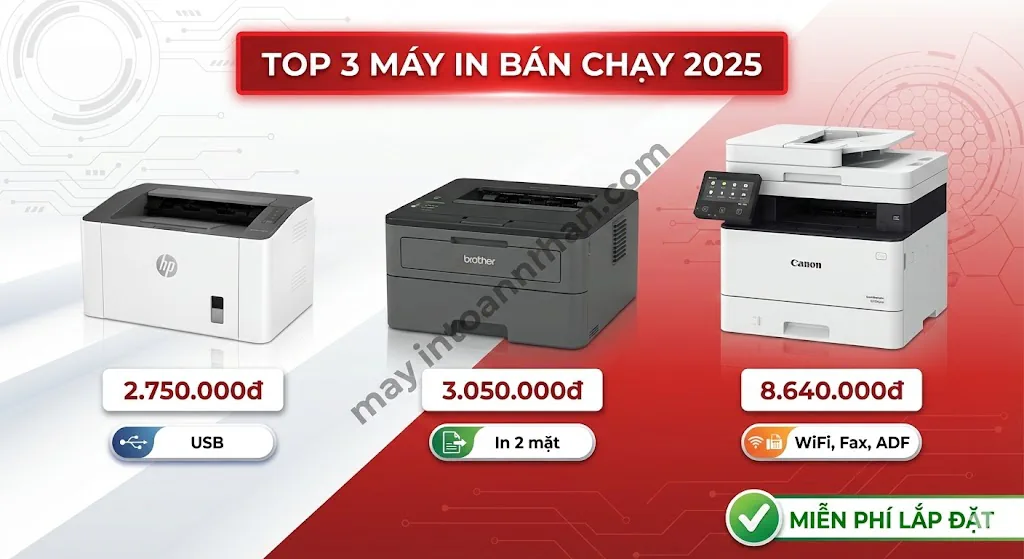 Mua Máy In Có Lắp Đặt Tận Nơi Miễn Phí - Setup 24h | Toàn Nhân 2025 23 Mua Máy In Có Lắp Đặt Tận Nơi Miễn Phí – Setup 24h | Toàn Nhân 2025