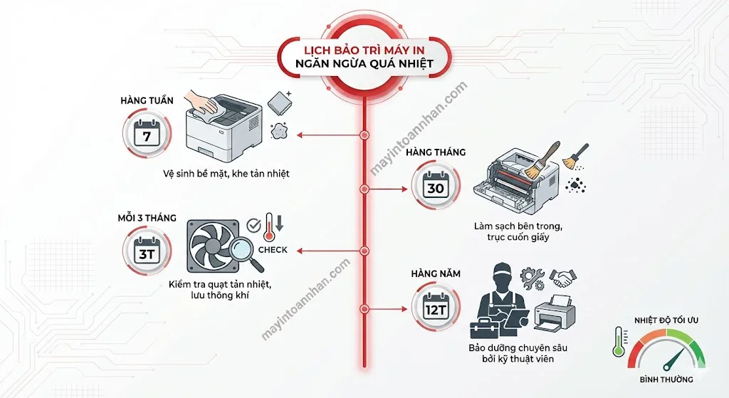 Tại Sao Máy In Bị Nóng? 7 Nguyên Nhân & Cách Khắc Phục 2025 10 Tại Sao Máy In Bị Nóng? 7 Nguyên Nhân & Cách Khắc Phục 2025