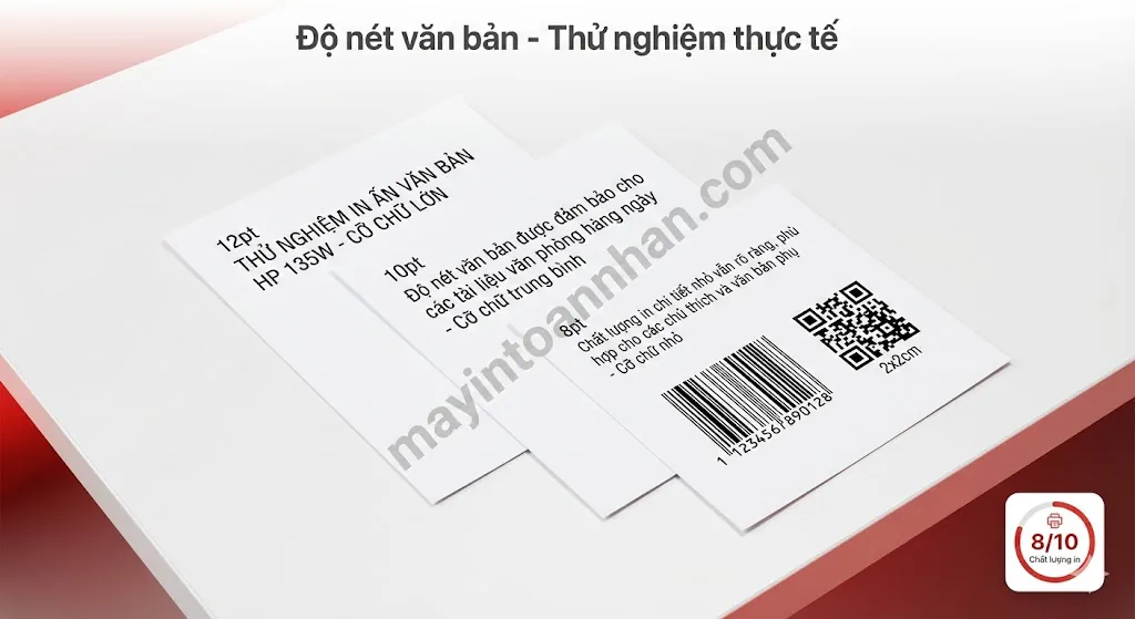 Review HP LaserJet MFP 135w: In Có Nét Không? Test Thực Tế 2025 4 Review HP LaserJet MFP 135w: In Có Nét Không? Test Thực Tế 2025