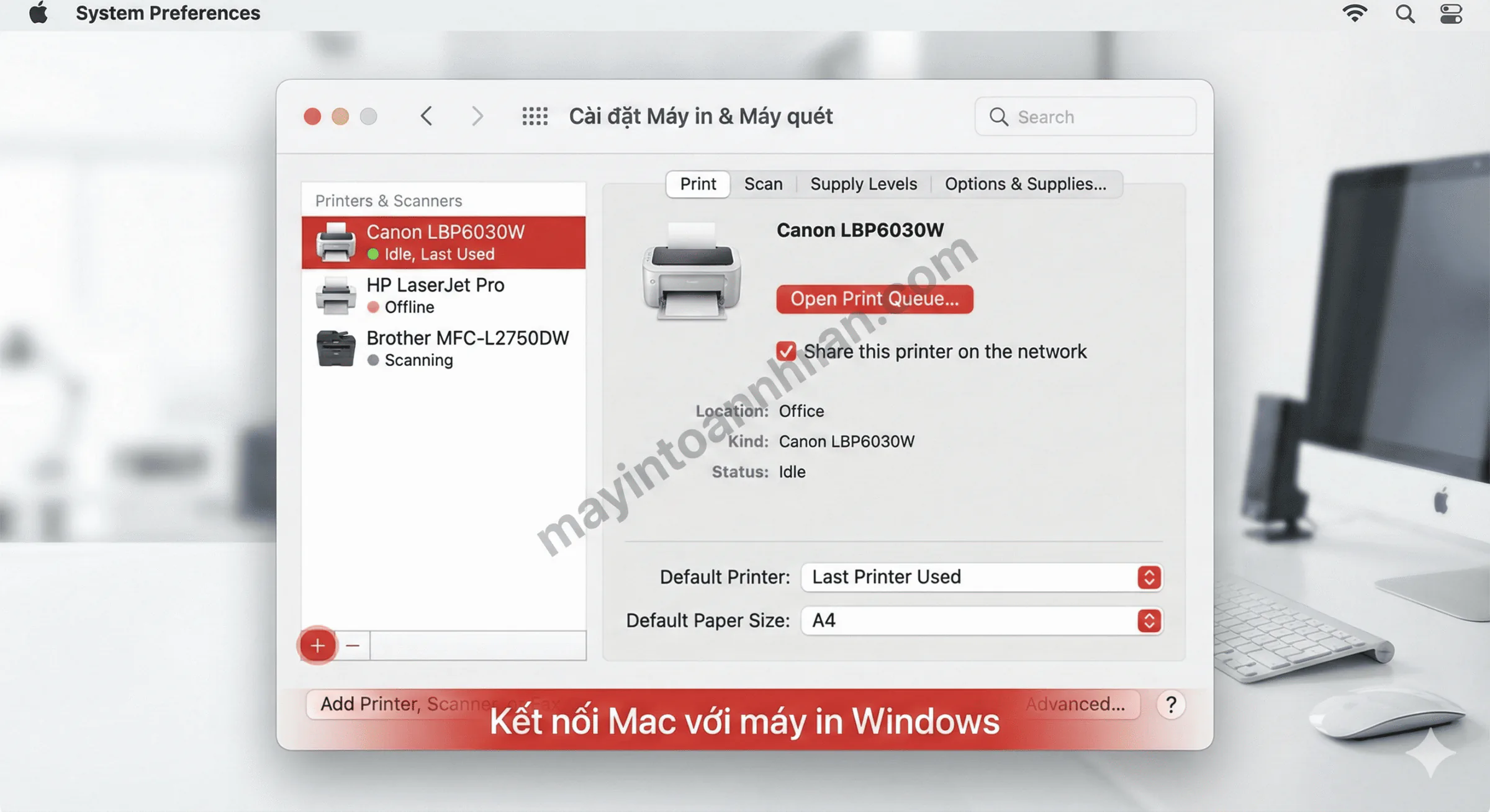 Cách chia sẻ máy in trong mạng nội bộ Win10/11 + Mac 2025 10 Cách chia sẻ máy in trong mạng nội bộ Win10/11 + Mac 2025