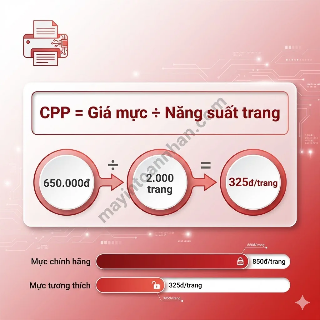 Cách Tính Chi Phí Mỗi Trang In (CPP) Chính Xác 2025 11 Cách Tính Chi Phí Mỗi Trang In (CPP) Chính Xác 2025
