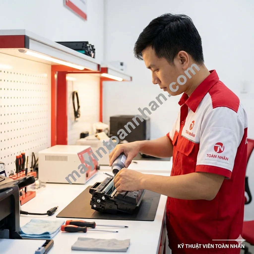 Dịch vụ nạp mực máy in TPHCM tận nơi - Có mặt 30 phút Toàn Nhân 9 Dịch vụ nạp mực máy in TPHCM tận nơi – Có mặt 30 phút Toàn Nhân