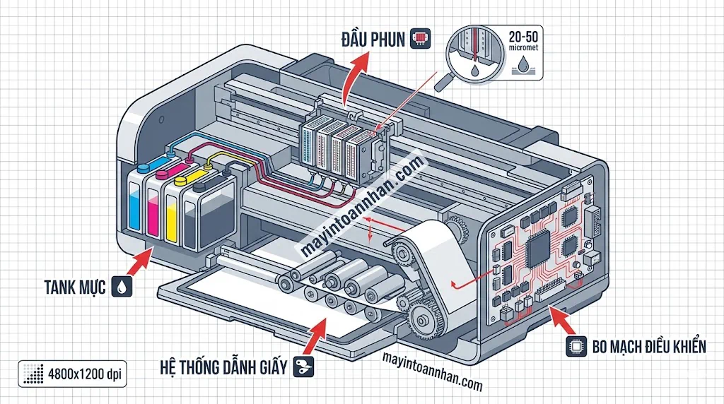 Máy In Phun Màu: Hướng Dẫn Toàn Diện Từ A-Z 2025 6 Máy In Phun Màu: Hướng Dẫn Toàn Diện Từ A-Z 2025