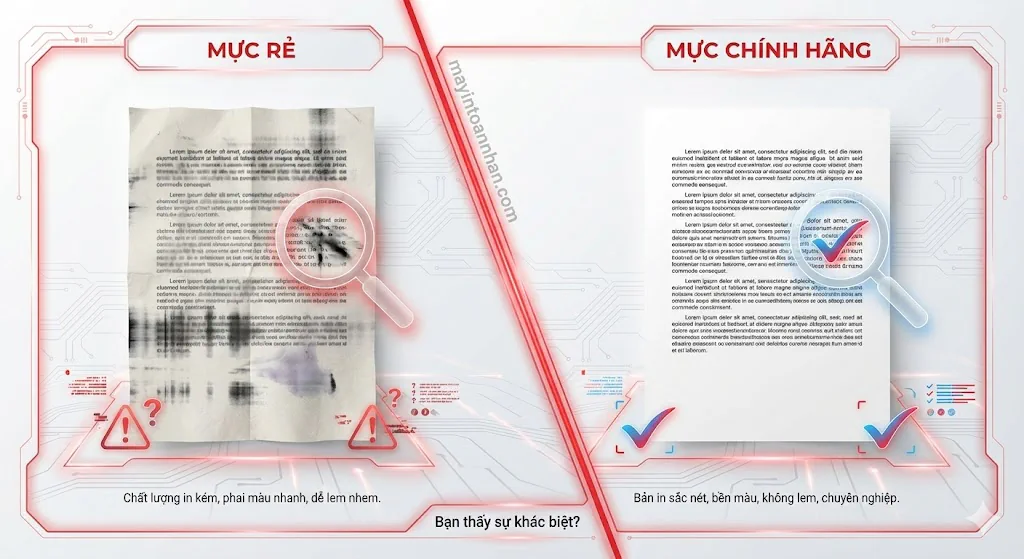 Tại sao mực máy in chính hãng lại đắt? Phân tích chi tiết 2025 9 Tại sao mực máy in chính hãng lại đắt? Phân tích chi tiết 2025