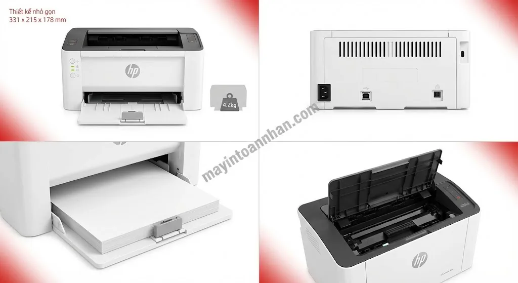 Review HP LaserJet 107w: Có nên mua năm 2025? Đánh giá thực tế 8 Review HP LaserJet 107w: Có nên mua năm 2025? Đánh giá thực tế