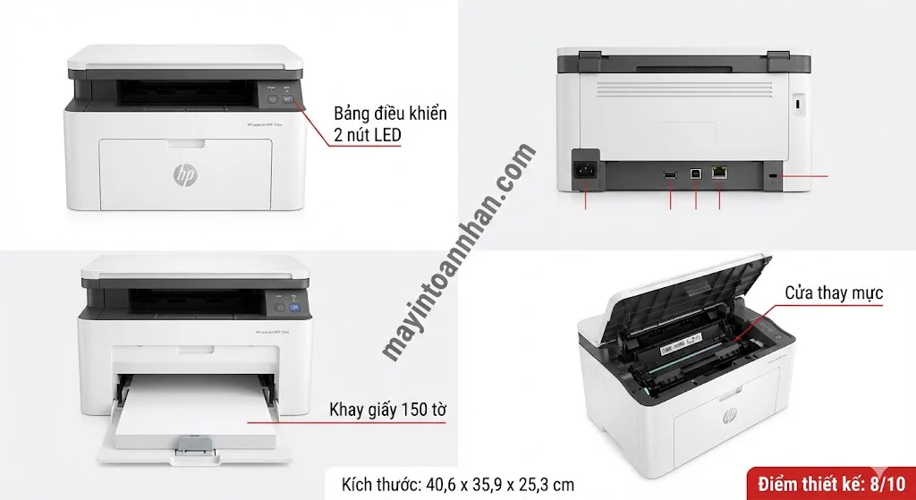 Review HP LaserJet MFP 135w: In Có Nét Không? Test Thực Tế 2025 3 Review HP LaserJet MFP 135w: In Có Nét Không? Test Thực Tế 2025
