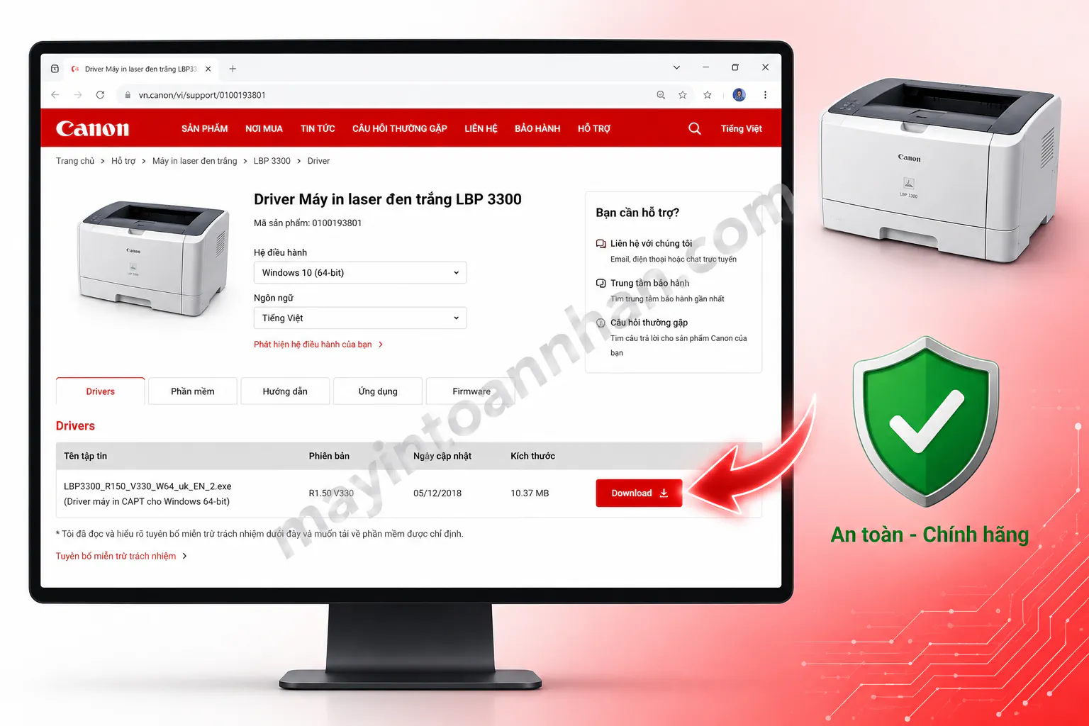 Driver Máy In Canon 3300 - Hướng dẫn chi tiết 2025 4 Driver Máy In Canon 3300 – Hướng dẫn chi tiết 2025