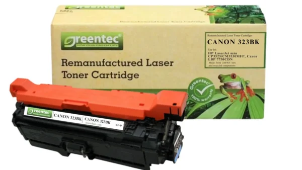 Mực in laser màu Greentech Canon 323BK