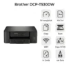 Máy in Brother DCP-T530DW – Máy In Phun Màu 3-in-1, WiFi, In 2 Mặt Tự Động, Ink Tank Tiết Kiệm