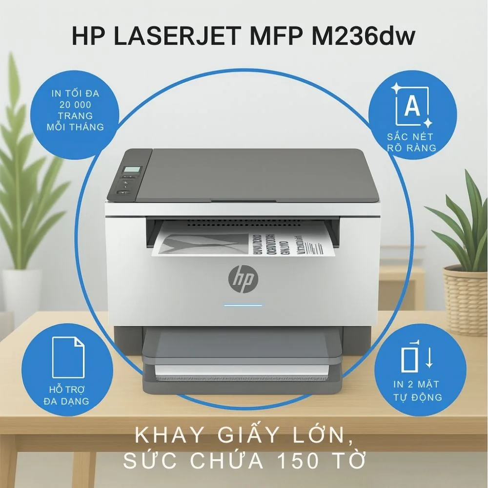 Hiệu Suất In Ấn Vượt Trội HP M236dw