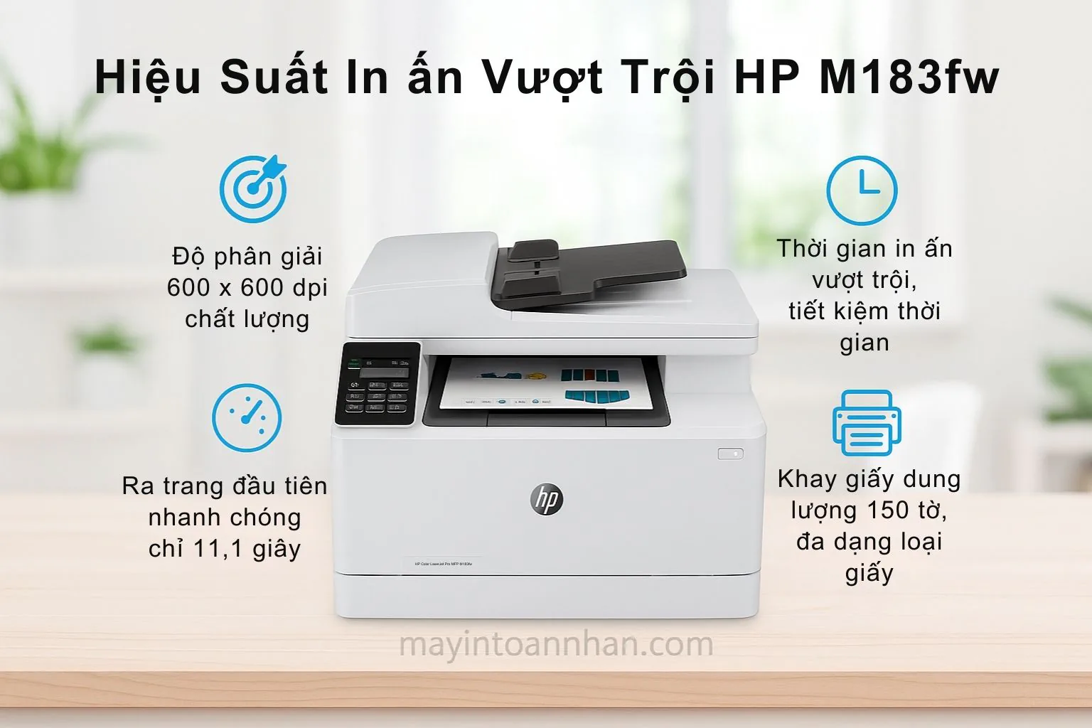 Hiệu Suất In Ấn Vượt Trội HP M183fw