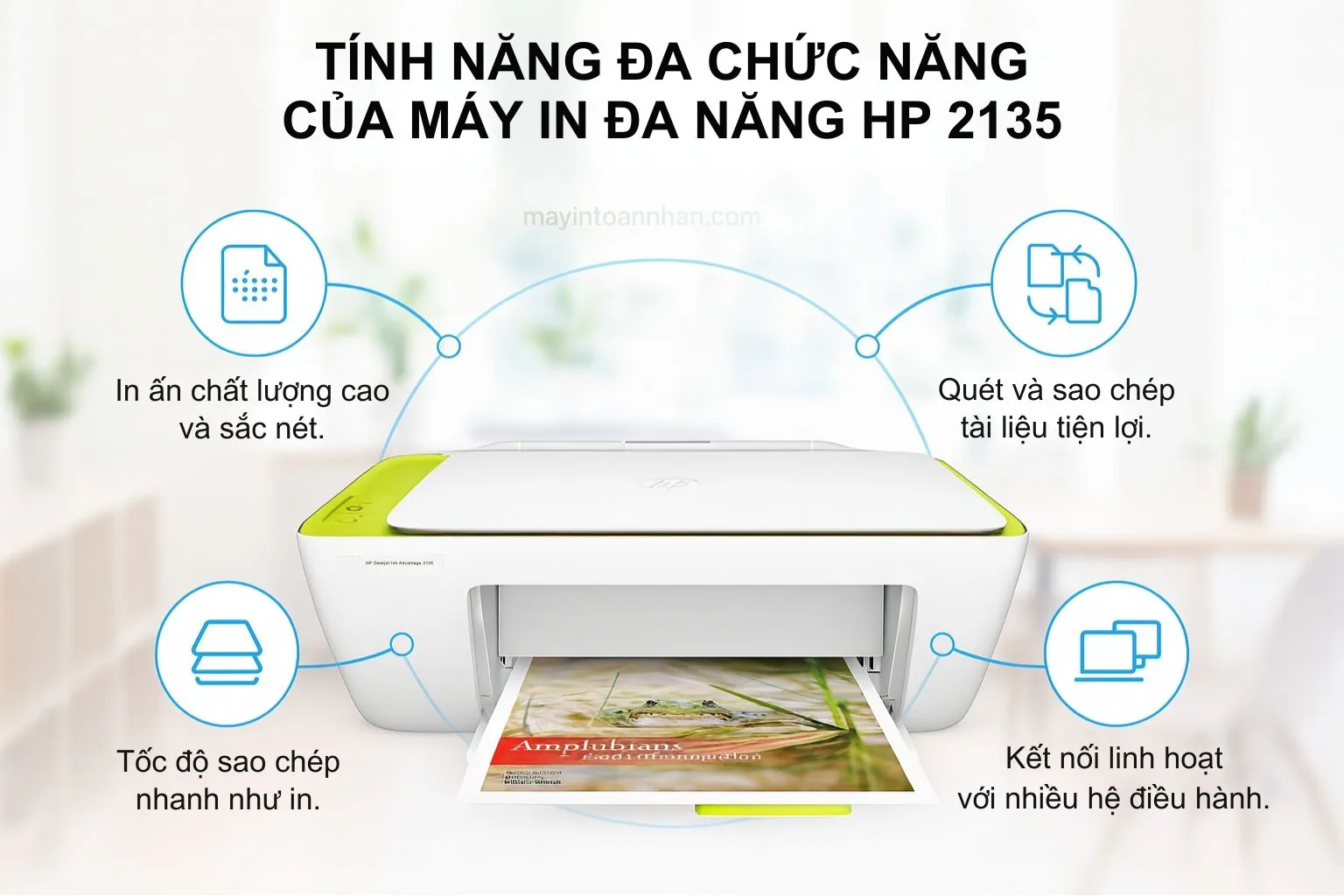 Tính Năng Đa Chức Năng Của Máy In Đa Năng HP 2135